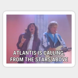 Modern Talking - Atlantis Is Calling (From The Stars Above) Sticker